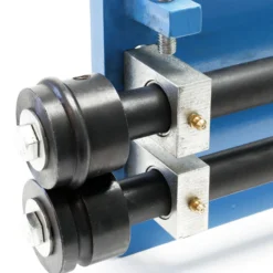 Wiltec Sickenmaschine mit Standfuß, 1,2/1,8 mm Materialdicke, Biegemaschine zur Blechbearbeitung mit 6 Profilrollen zur Herstellung von Sicken, zum Blech Biegen