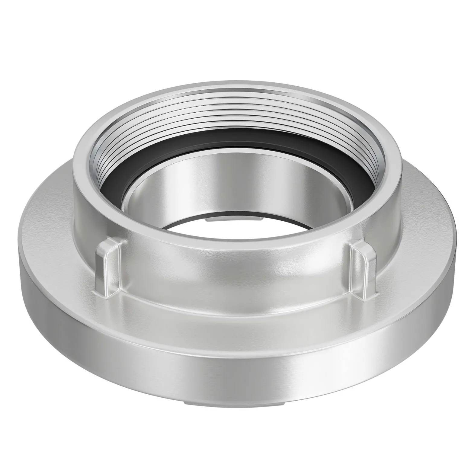 Wiltec Storz Kupplung B 75mm Festkupplung 75-B mit Innengewinde 3"X2,5" BSP aus Aluminium B Schlauchkupplung