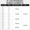 Wiltec Teichschlauch 50m, flexibel, 25mm (1") schwarz - Made in Europe, Saugschlauch Druckschlauch