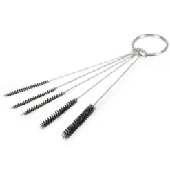 Wiltec 12 teiliges Reinigungs Set für Airbrushpistolen, mit Reinigungsbürsten Ø 3-7 mm, Düsennadeln, Reinigungsnadel, Airbrush Zubehör zur Reinigung