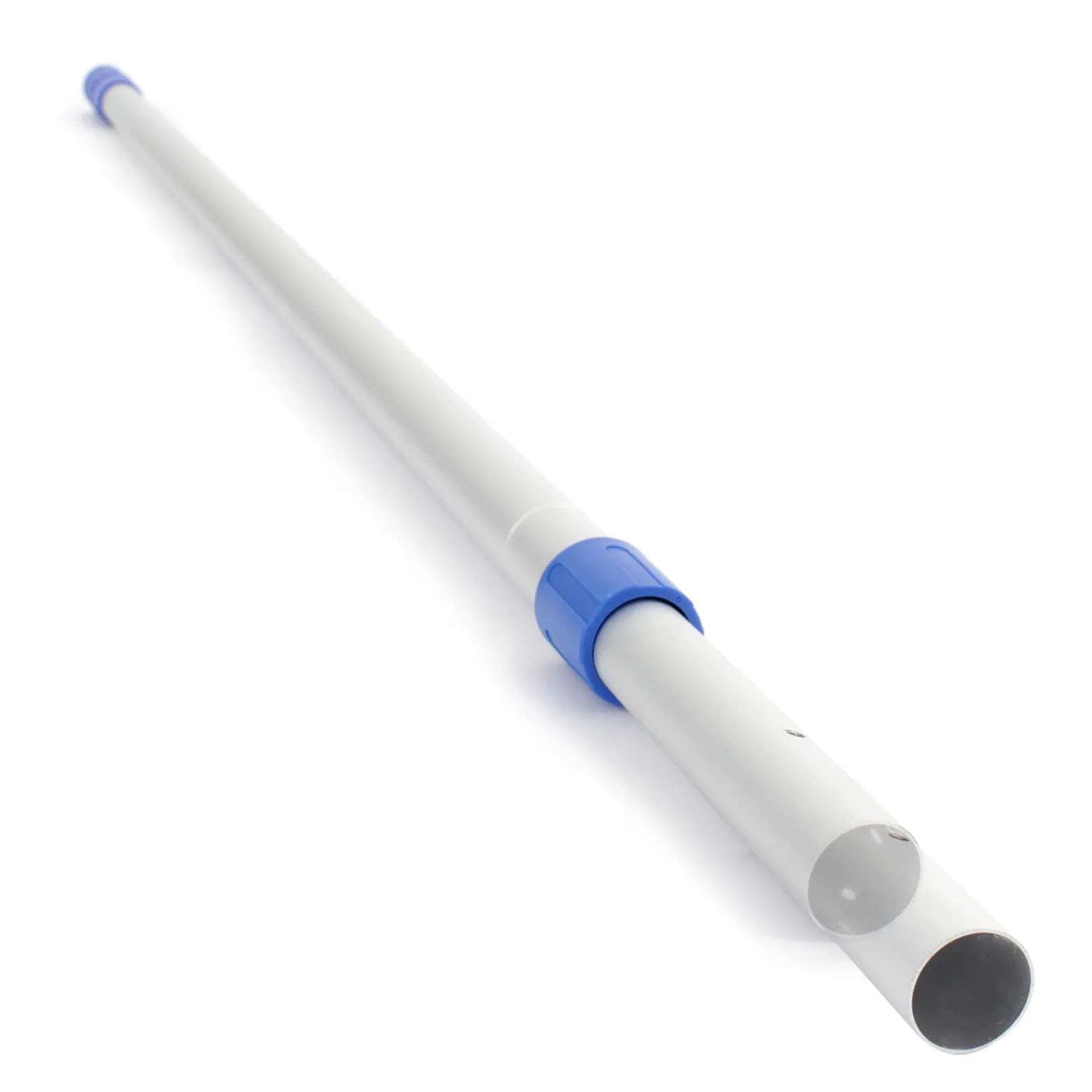 Wiltec Teleskopstange ausziehbar 129-236 cm, 26 mm Anschlussmaß, Teleskopstiel für passende Bürsten, Aufsätze, flexible Teleskop Stange