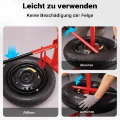 Wiltec Universelles Reifenmontiergerät 4