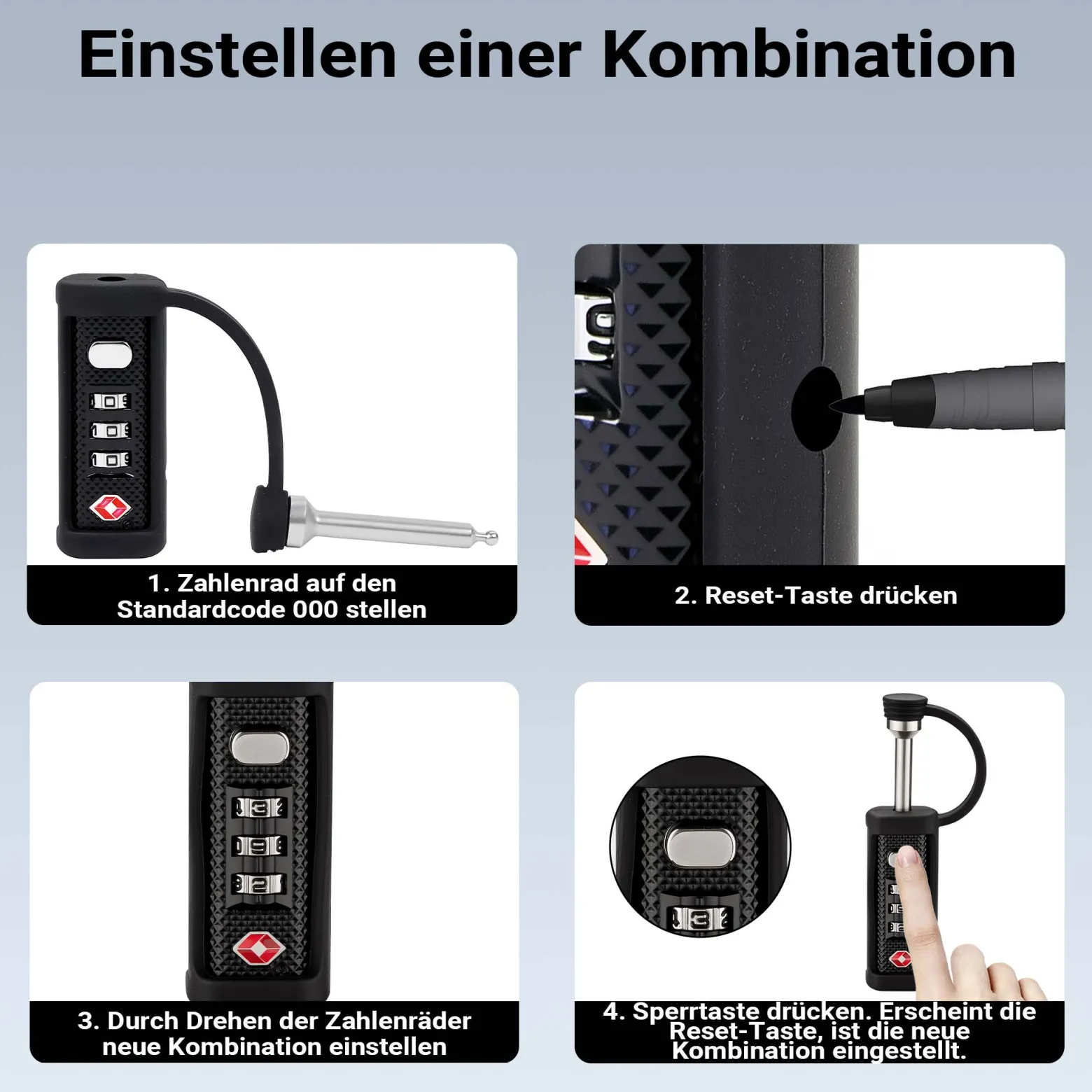 Wiltec Waffenkoffer 54,5 x 32,4 x 21,5 cm mit Kofferschloss, Koffer für Kurzwaffen, Pistolenkoffer mit Schaumstoffpolsterung, Kurzwaffenkoffer mit Rollen
