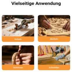 Wiltec Werkbank 151 x 61,5 x 86 cm aus Holz, Werktisch aus Rubberwood, Hobelbank bis 150 kg belastbar, Werkzeugbank mit Schublade und Spannzangen