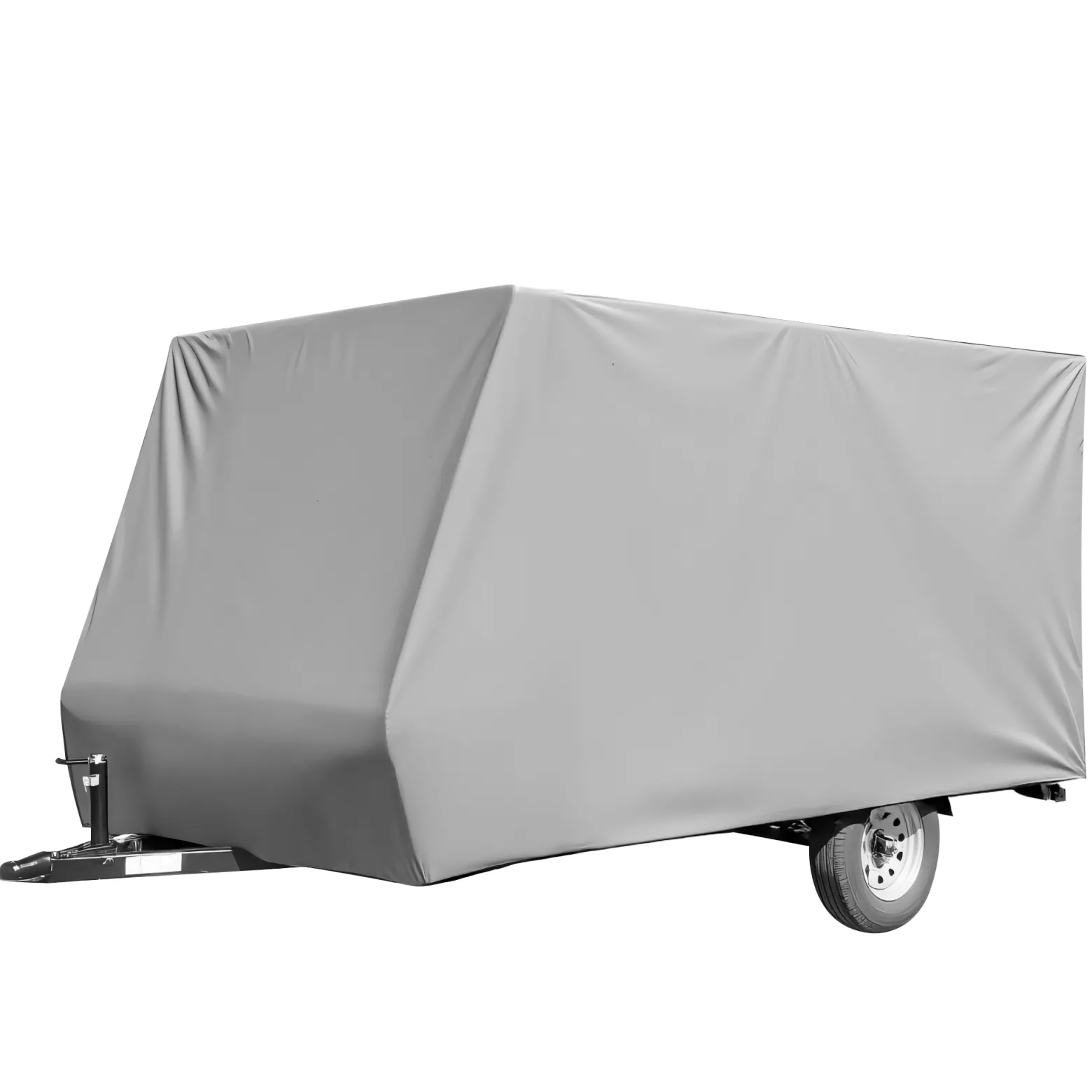 Wiltec Wohnwagen Schutzhülle Größe L 580 x 225 x 220 cm Plane, Abdeckplane für Caravan und Wohnmobil, Wohnwagenplane aus PP, Schutzhaube Abdeckung