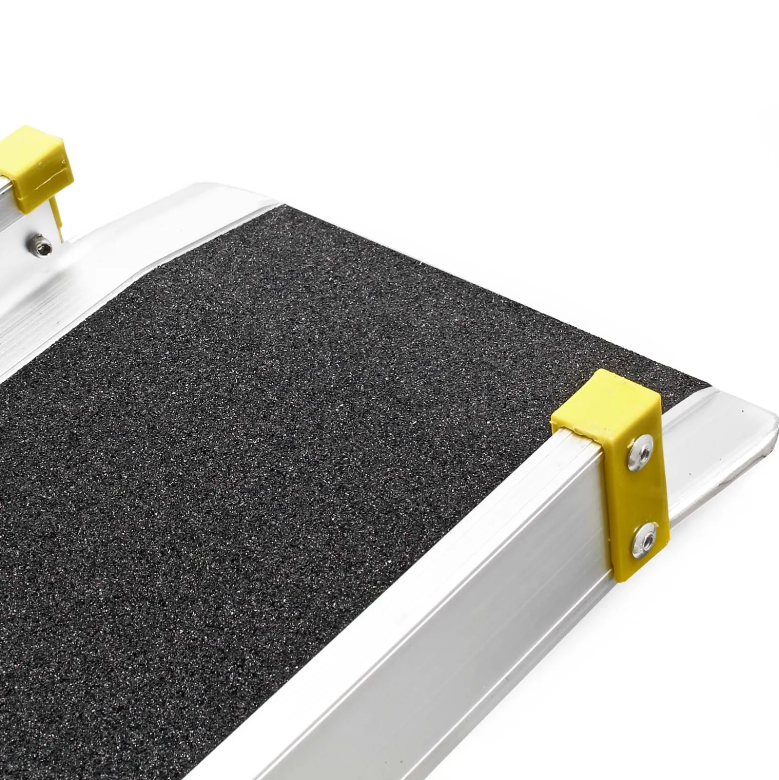 Wiltec 2x Alu Teleskop-Rampe 270 kg 121,5-213,5 cm mit Antirutsch-Belag & seitlich erhöhten Schienen, Rollstuhlrampe