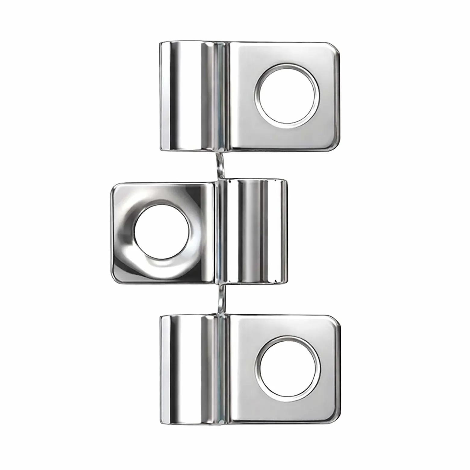 Wiltec 50x Edelstahl Clips 7mm Terrassendielen Montage, für 7mm Seitennut, Befestigungsklammer aus Edelstahl