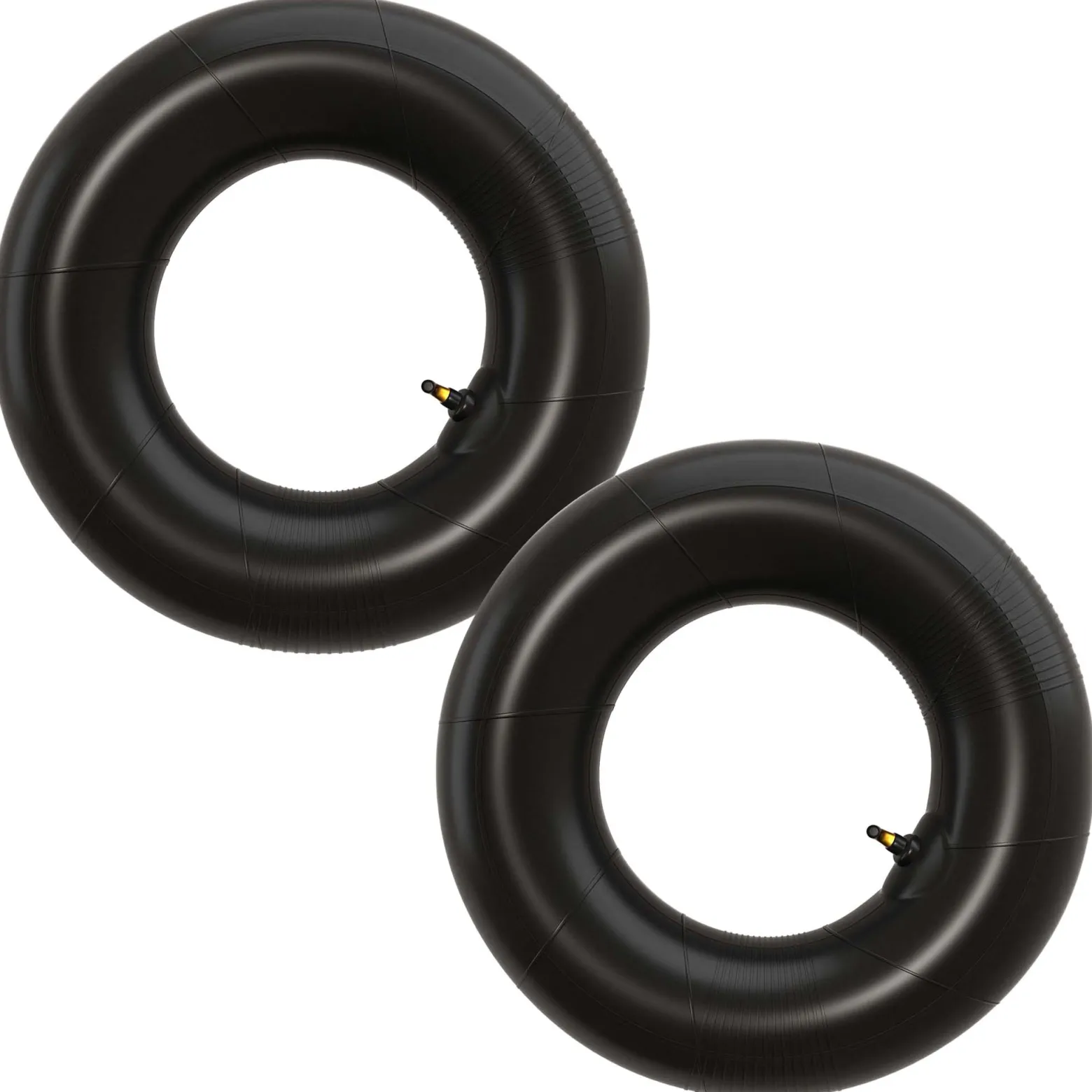 Wiltec 2x Luftschlauch Aufsitzmäher 13x5.00-8 Reifenschlauch Winkelventil Rasentraktor