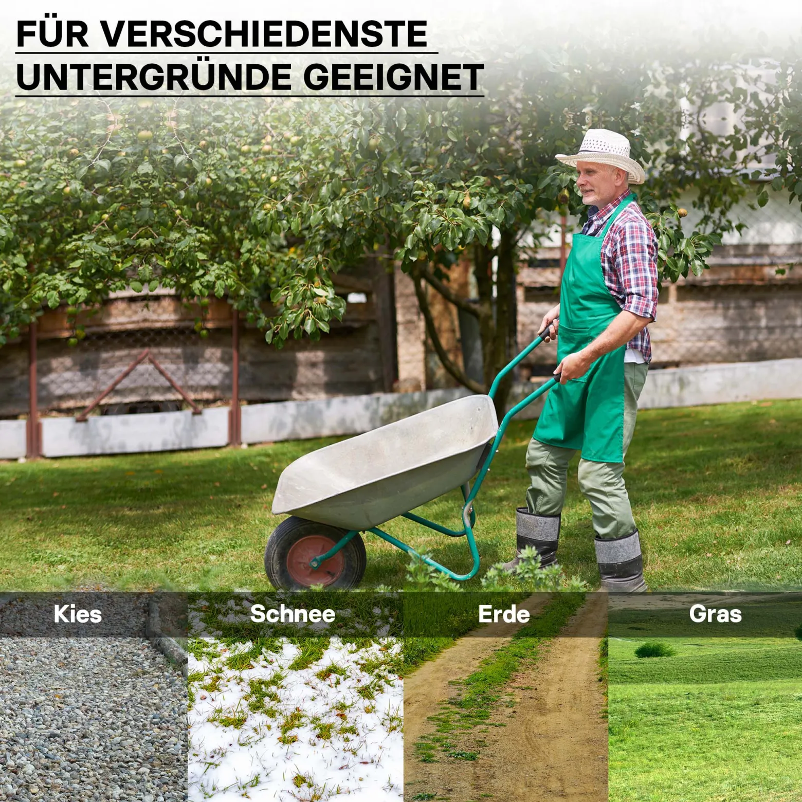 Wiltec 2x Rad 3.00-4 85 x 260 mm 90 kg, HT2046 Schubkarren Komplettrad mit Kunststofffelge, Winkelventil, Luftreifen für Sackkarre, Bollerwagen u.a .