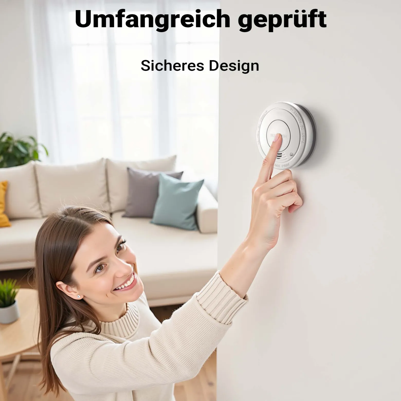 Wiltec 40x Rauchmelder mit 9-V-Batterie Set, Feuermelder mit HUSH-Funktion, zuverlässiger Brandschutzmelder mit 85 dB Schallleistung, fotoelektrischer Brandmelder, effektiver Brandschutz