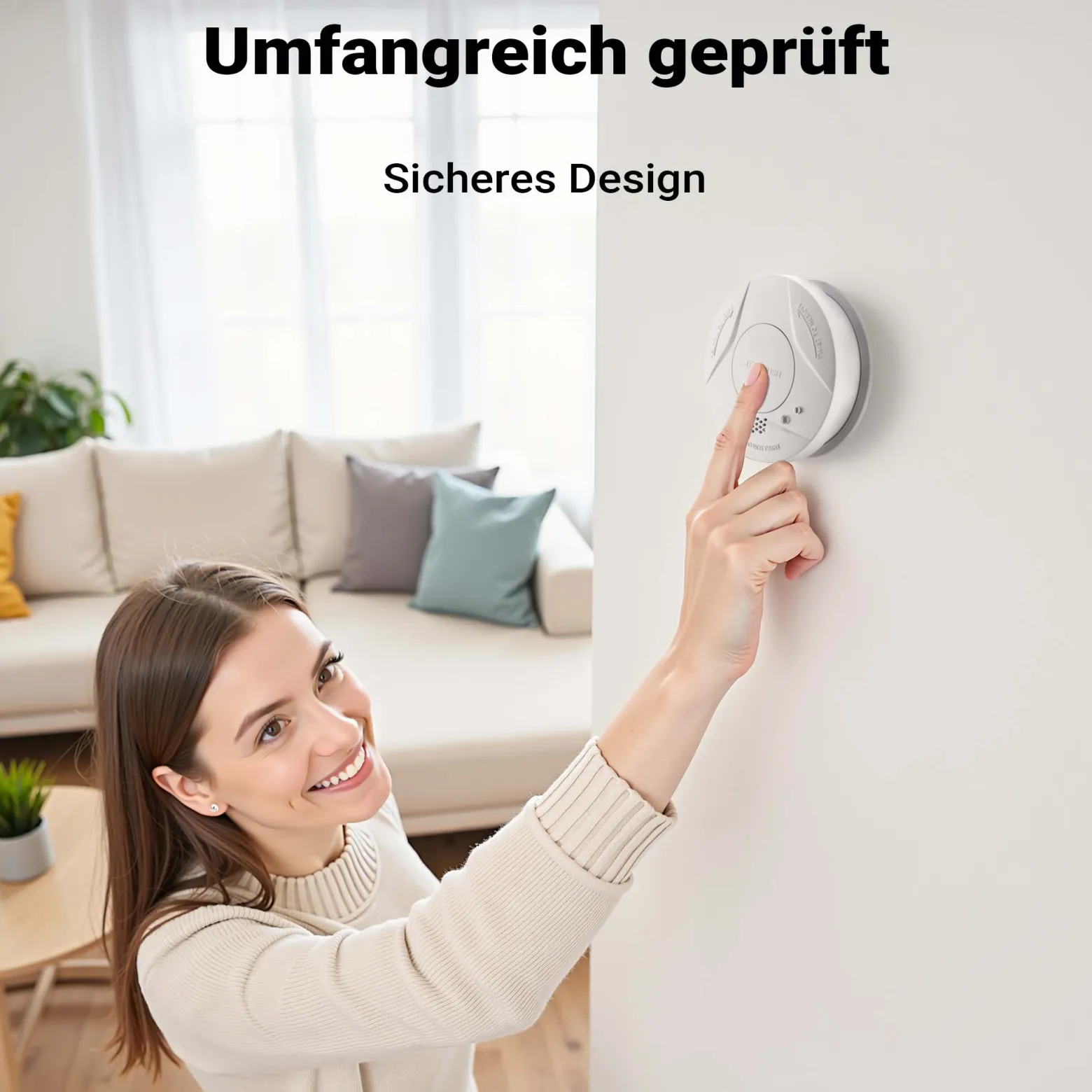 Wiltec 20x Rauchmelder Set mit fest verbauter Batterie 3 V, 10 Jahre wartungsfrei, Feuermelder mit HUSH-Funktion, zuverlässiger Brandschutzmelder 85 dB, effektiver Brandschutz
