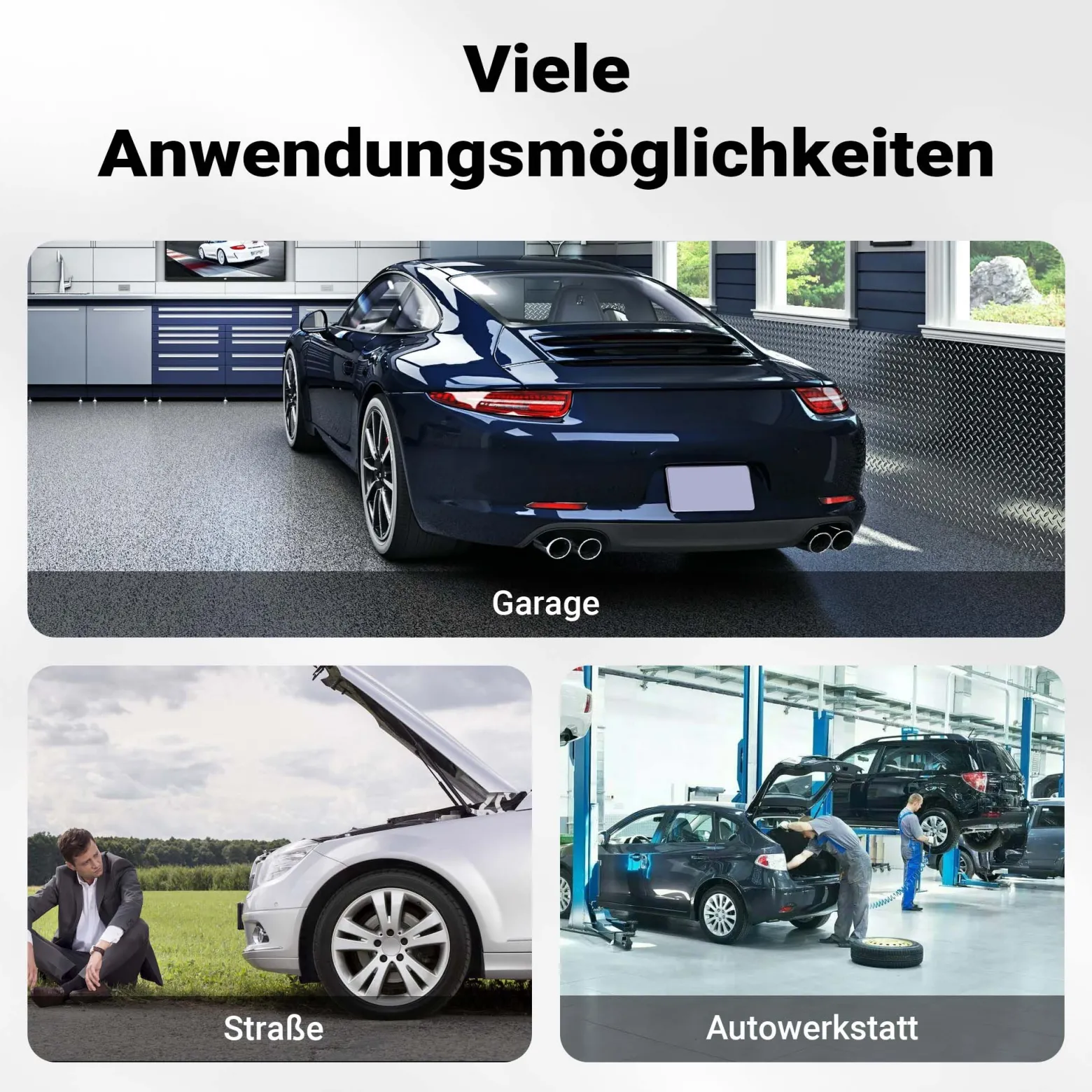 Wiltec 2 x Unterstellbock höhenverstellbar je 3 t Tragkraft, Stützböcke Hubhöhe 29-42,5 cm, Autobock mit Gummischutz, KFZ Bock mit Sicherungssplint