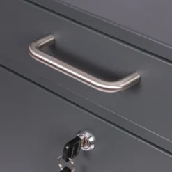 2x2 Briefkasten V51 in Anthrazit Postkasten abschließbarer Wandbriefkasten mit Sichtfenstern