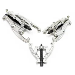 XPOtool Federspanner Satz 7-tlg. 355 mm aus Stahl, mit Klauen- & Kugelgelenkabzieher Montagespanner Audrücker, für Pkw Tuning Tieferlegung, Spannwerkzeug