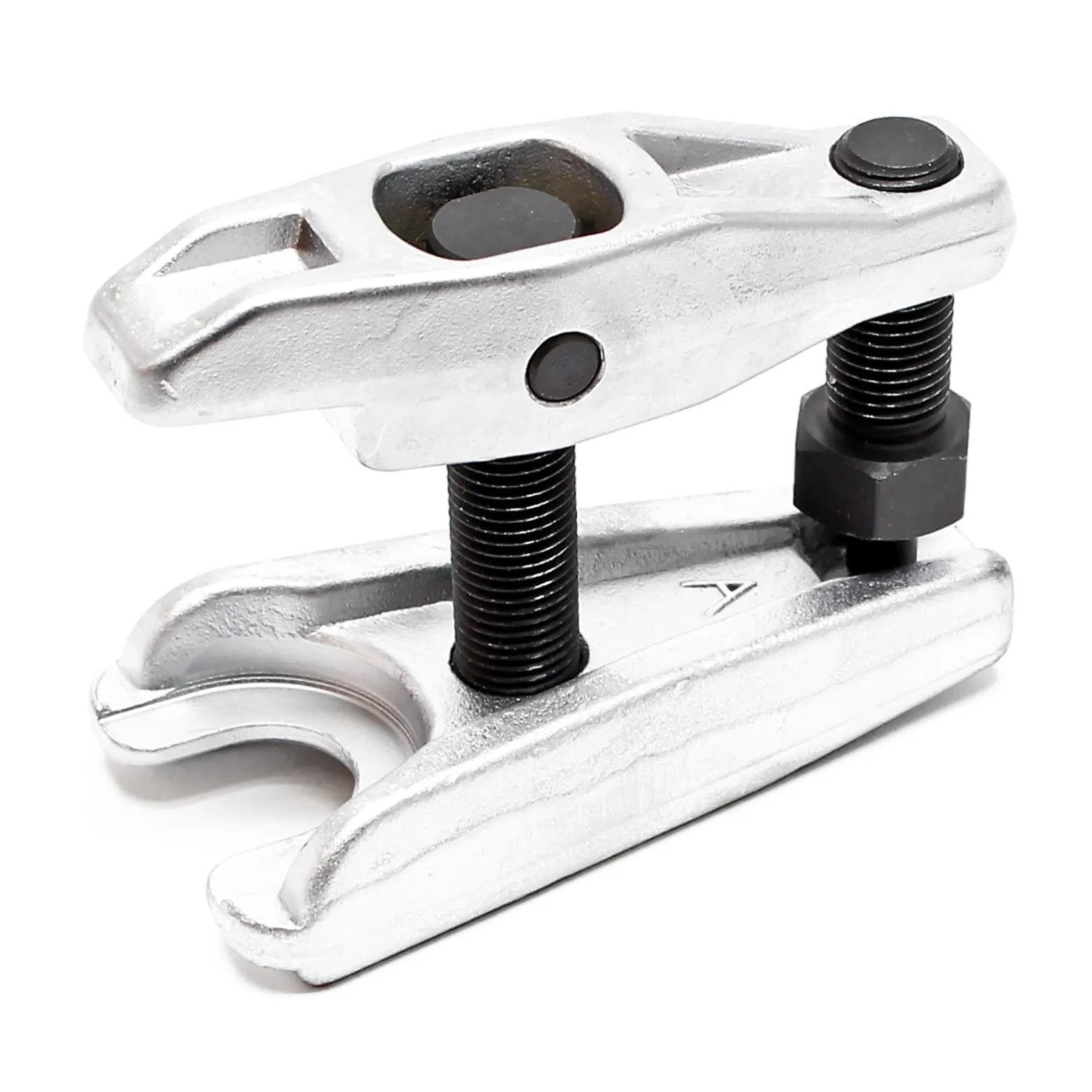 XPOtool Federspanner Satz 4-tlg. 355 mm aus Stahl, mit Kugelgelenkabzieher Montagespanner Audrücker, für Pkw Tuning Tieferlegung, Spannwerkzeug