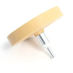 XPOtool Folienradierer Ø 88 mm mit 6 mm Adapter zum Entfernen von Kleberesten, Autoplaketten und Aufklebern, Klebeentferner mit Gummi Radierscheibe für Auto und andere Fahrzeuge