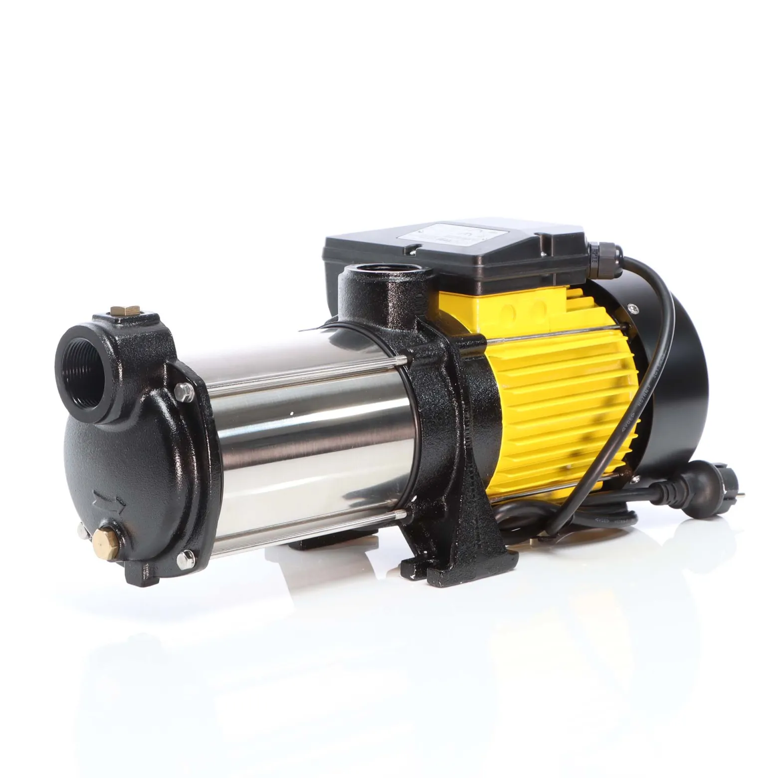 XPOtool Mehrstufige Kreiselpumpe 10200l/h 1650W Förderhöhe 65m, Ansaughöhe 8m, 2850U/min, Wasserpumpe für Hauswasserwerke, Haus und Garten
