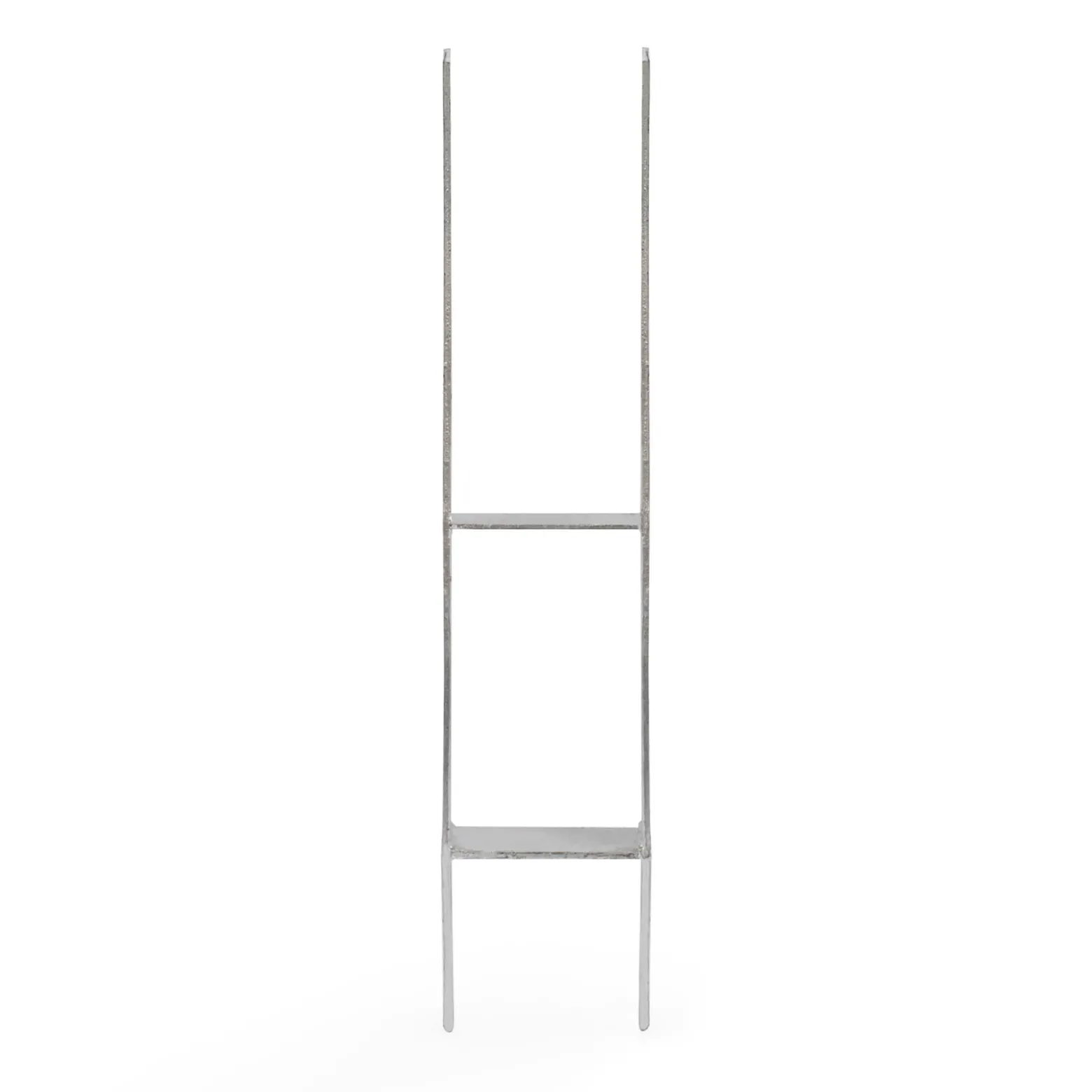 XPOtool Pfostenträger feuerverzinkt 101 x 600mm, H-Anker aus Carbonstahl, Pfostenanker mit Bohrlöchern M10 x 130, Pfostenschuh mit 2 Verstrebungen