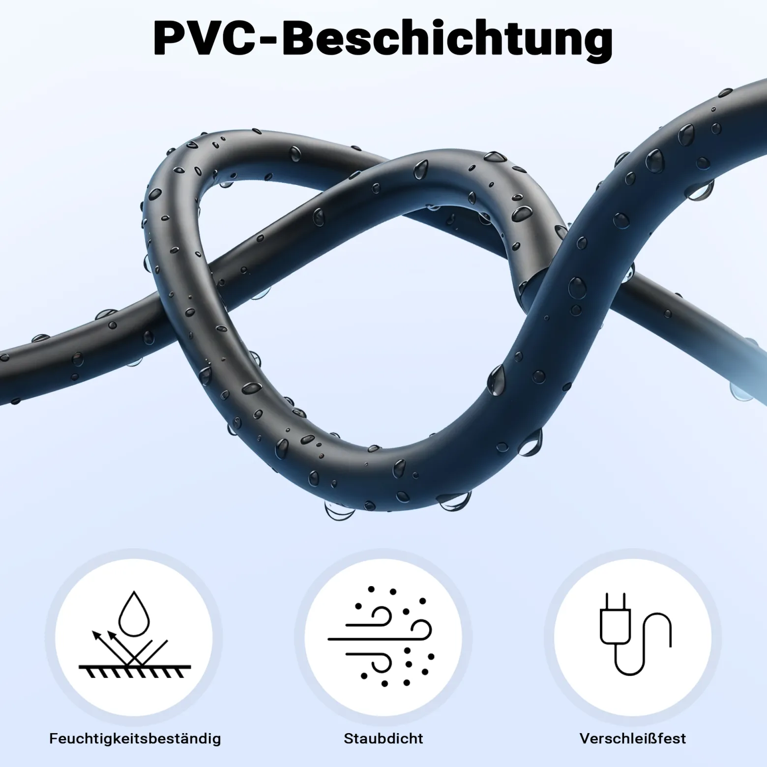 XPOtool 7 Pin Anhänger 5 m Kabel 7-poliges Anhängerkabel für Rückleuchten bei Anhänger und Wohnwagen