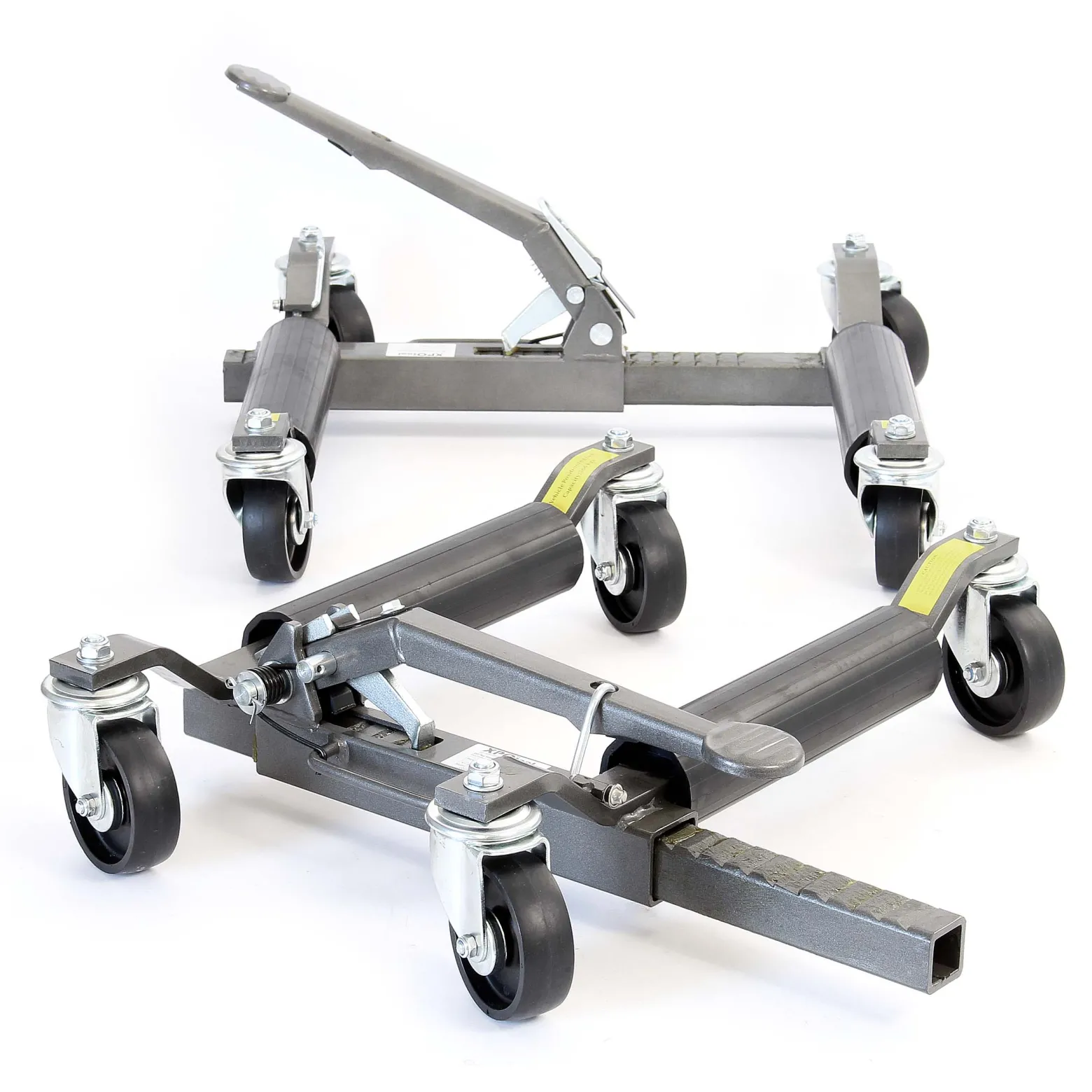 XPOtool Rangierheber 2er Set bis je 566 kg Wagenheber bis 30 cm Reifenbreite Rangierhilfe mit Rollen