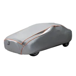 XPOtool Vollgarage für Auto Größe XXL 572x203x119cm Schutz vor Hagel, wasserdicht, lackschonend, Autoabdeckung mit Luftschlitzen, Reflektoren, Spanngurten