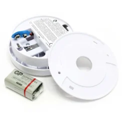 10x Rauchmelder mit 9V Batterie, Lange Lebensdauer, Lautstärke Alarm 85dB, Brandmelder kabellos, DIN EN 14604