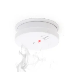 40x Rauchmelder mit 9V Batterie, Lange Lebensdauer, Lautstärke Alarm 85dB, Brandmelder kabellos, DIN EN 14604